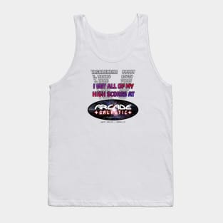 High Scores at Arcade Galactic Tank Top